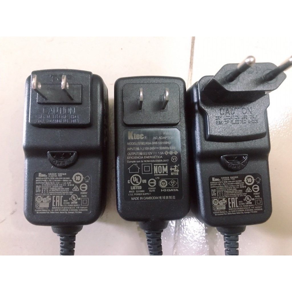 Adapter nguồn 12v 1.5a, 2a chính hãng APD, Ktec hàng mới loại xịn