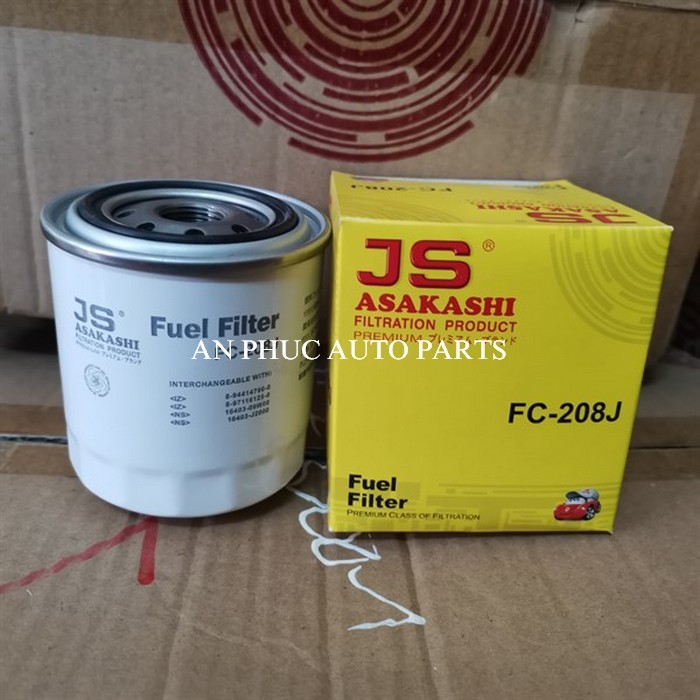 Lọc dầu nhiên liệu Isuzu DMax 2.5 2004, 2005, 2006, 2007, 2008, 2009, 2010 #JS Asakashi Nhật FC208J