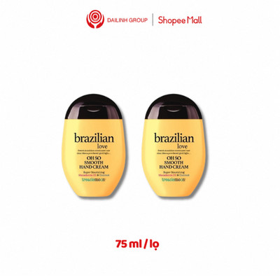 COMBO 2 Kem dưỡng tay Treaclemoon hương quả Nhiệt đới, mâm xôi, kẹo ngọt(75mlx2)