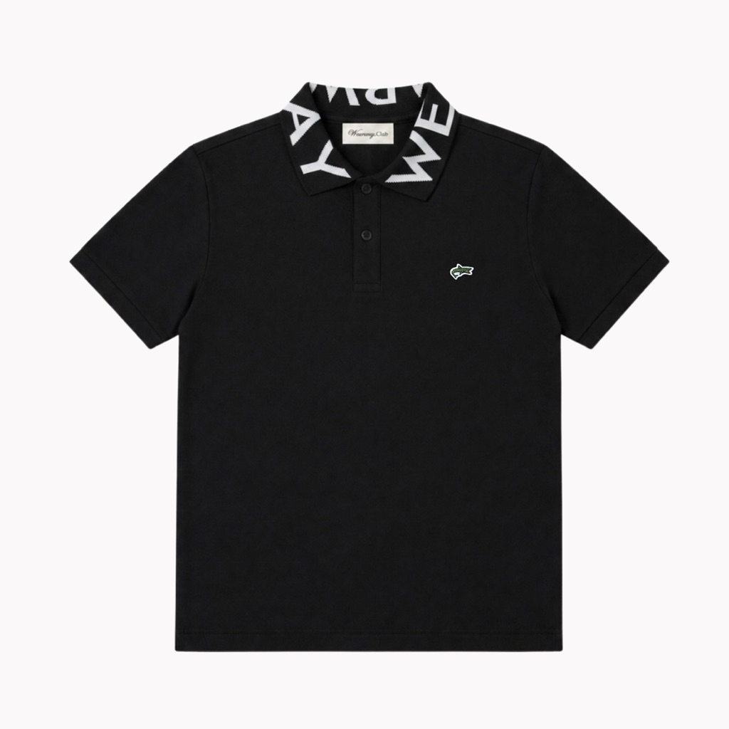 [ New Arrival ] Polo Cá Mập Cổ Phối Chữ Cao Cấp By Wearway Chất Cotton Small Hexa Pique Nam Nữ Mensw