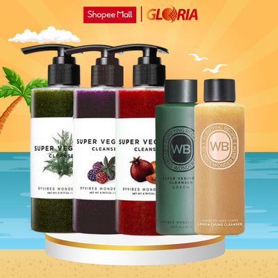 Sữa Rửa Mặt Byvibes WB Wonder Bath Super Vegitoks Cleanser 300ml