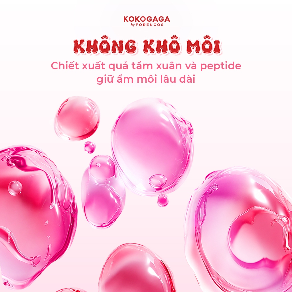 [KOKOGAGA] Son tint bóng thuần chay giúp môi căng mọng như thạch KOKOGAGA Nyang Jelly Glow Tint 4ml | BigBuy360 - bigbuy360.vn