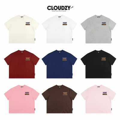 Áo thun boxy local brand CLOUDZY 100% cotton 250gsm dày dặn áo phông form rộng nam nữ unisex WARRI