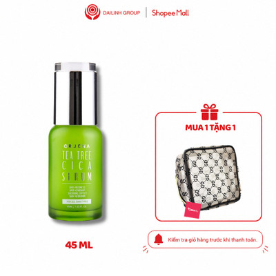 Serum Orjena Tràm Trà & Rau Má Hỗ Trợ Giảm Mụn, Cấp Ẩm, Dịu Da Nhạy Cảm 45ML