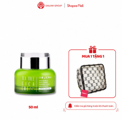 Kem Dưỡng Orjena Tràm Trà & Rau Má – Dịu Da, Giảm Mụn, Phù Hợp Da Nhạy Cảm 50ML