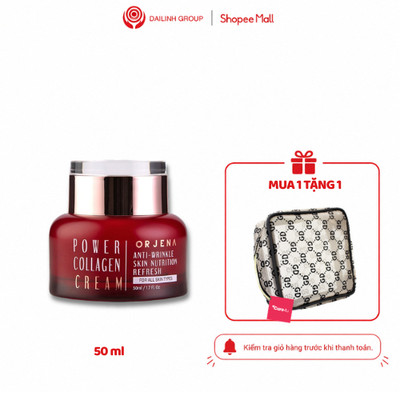 Kem Dưỡng Ẩm Orjena Collagen Chống Lão Hóa, Căng Bóng Da 50ML Kèm quà tặng