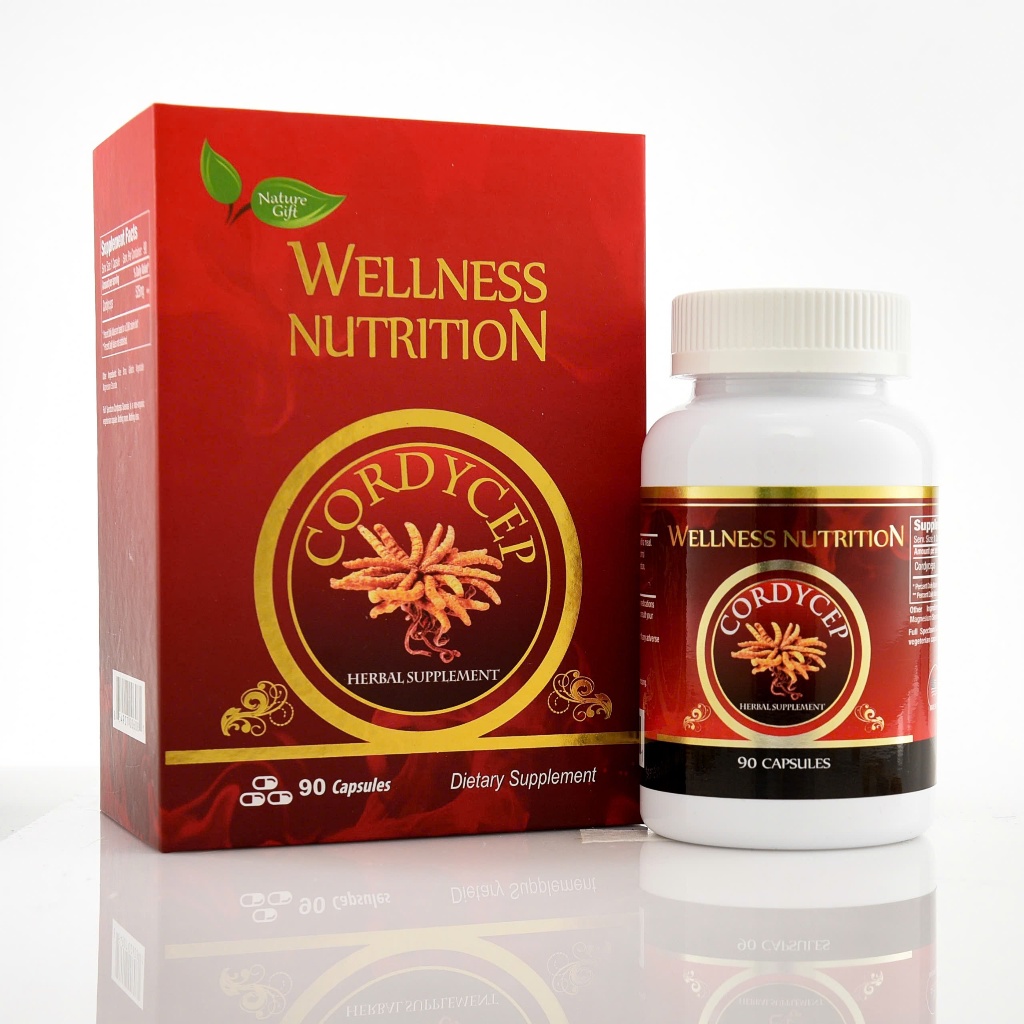 TPBVSK Viên đông trùng hạ thảo USA WELLNESS NUTRITION