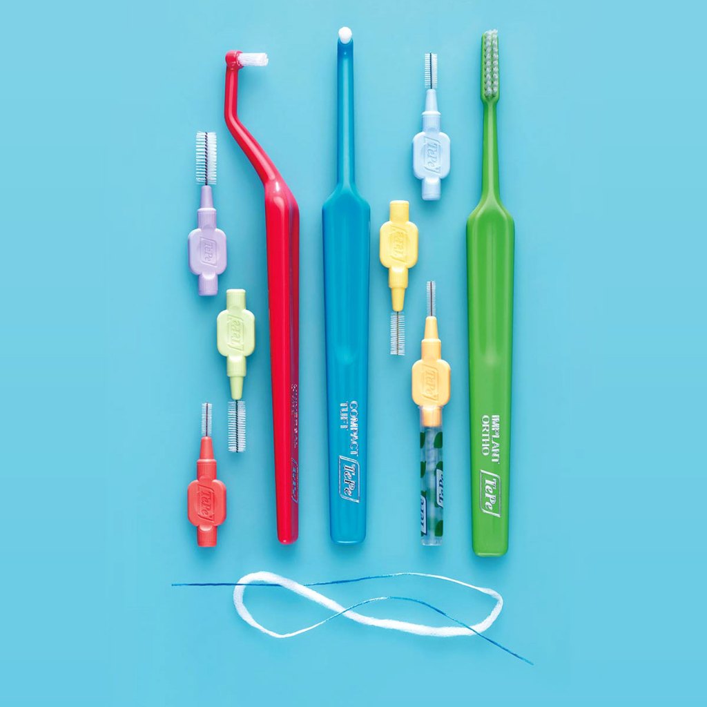 [ Implant, Cầu Răng] Bộ sản phẩm chăm sóc răng cấy ghép Tepe Implant Care Kit