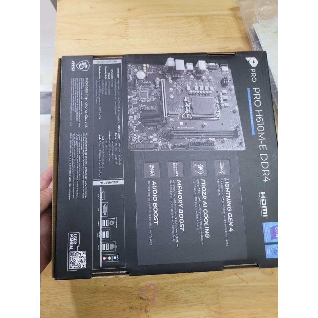 MSI PRO H610 ME DDR4 BH 36T