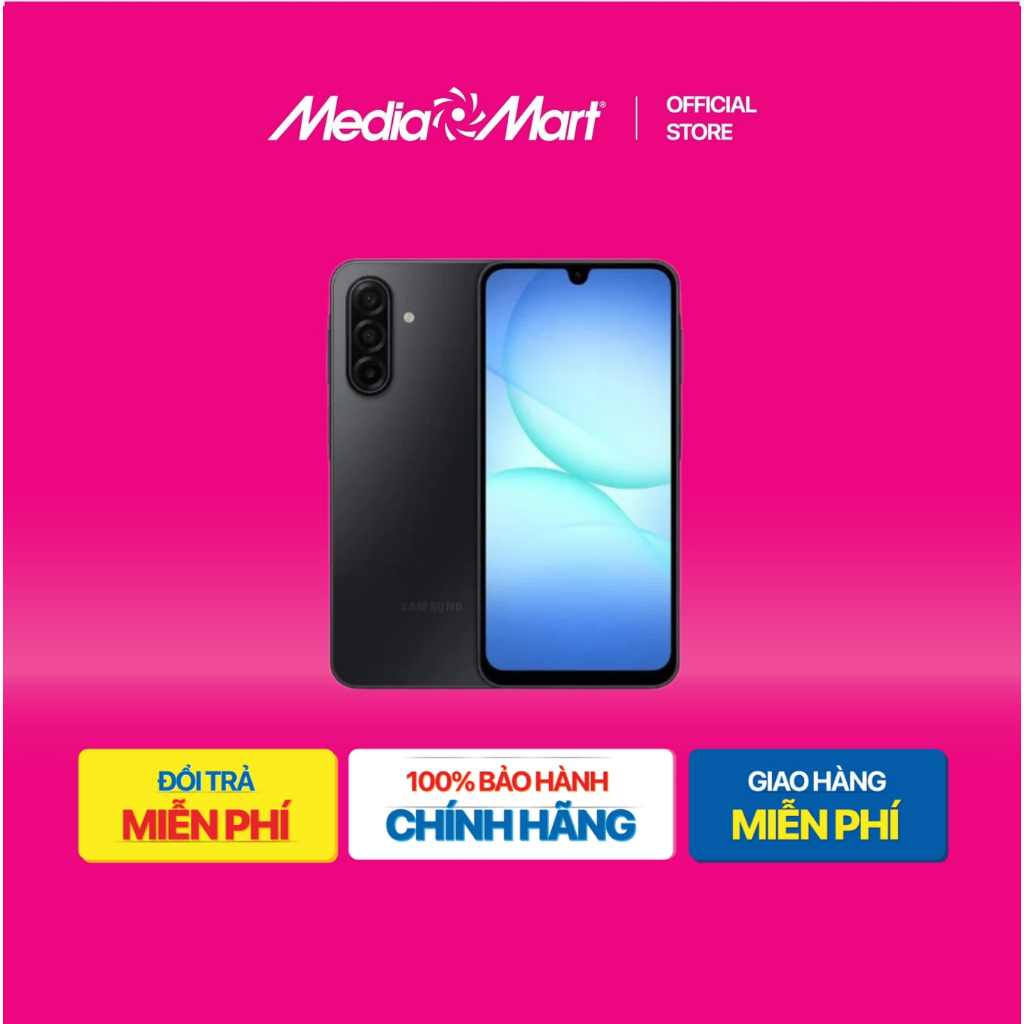 [ Mediamart Mall ] Samsung Galaxy A17 4G A175F (8+128G) Đen BH chính hãng,Ship 0đ