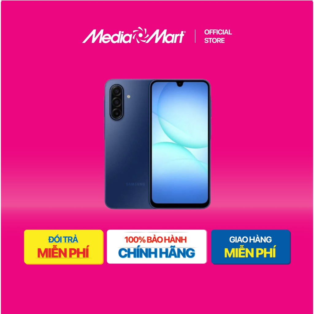 [ Mediamart Mall ] Samsung Galaxy A17 4G A175F (8+128G) Xanh BH chính hãng,Ship 0đ