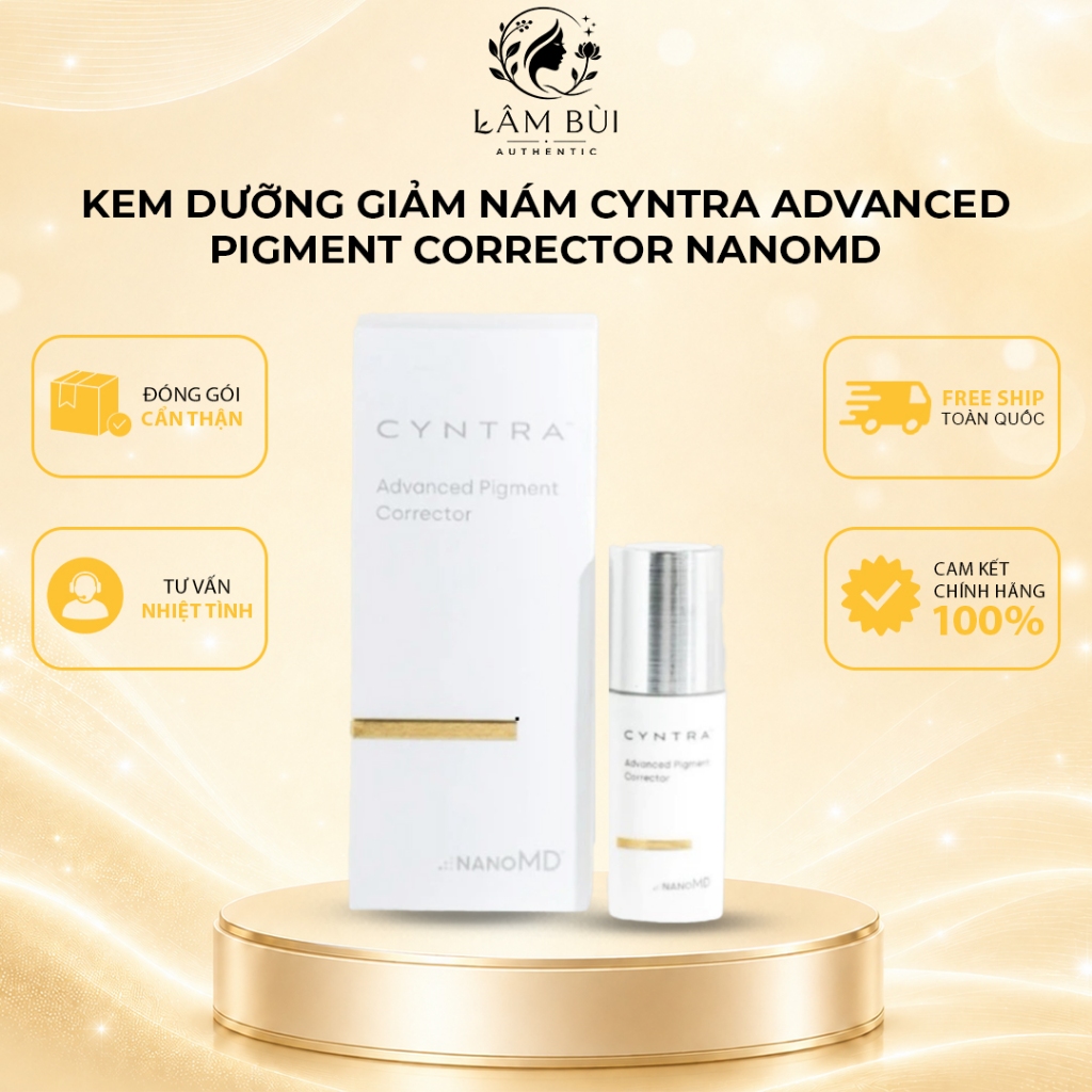 [Đại lý chính hãng] Kem dưỡng giảm nám Cyntra Advanced Pigment Corrector NanoMD 20ml bản mới
