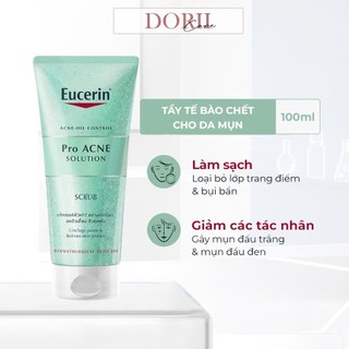 Eucerin tẩy tế bào chết ngăn ngừa mụn proacne scrub