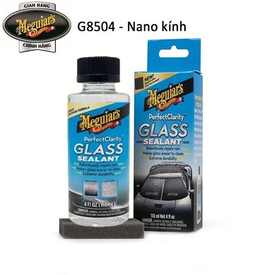 Meguiar's Phủ nano kính xe tạo hiệu ứng lá sen - Perfect Clarity Glass Sealant - G8504,118 ml /4 oz