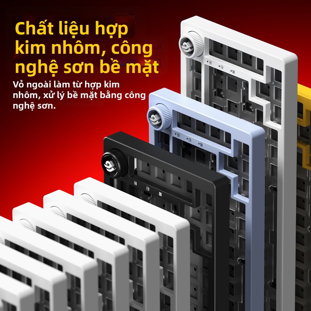 {HỎA TỐC} Bàn Phím Cơ LEOBOG Hi75C Pro - Khung Nhôm, 3 Mode Kết Nối, Mạch Xuôi, Có Núm Xoay | BigBuy360 - bigbuy360.vn