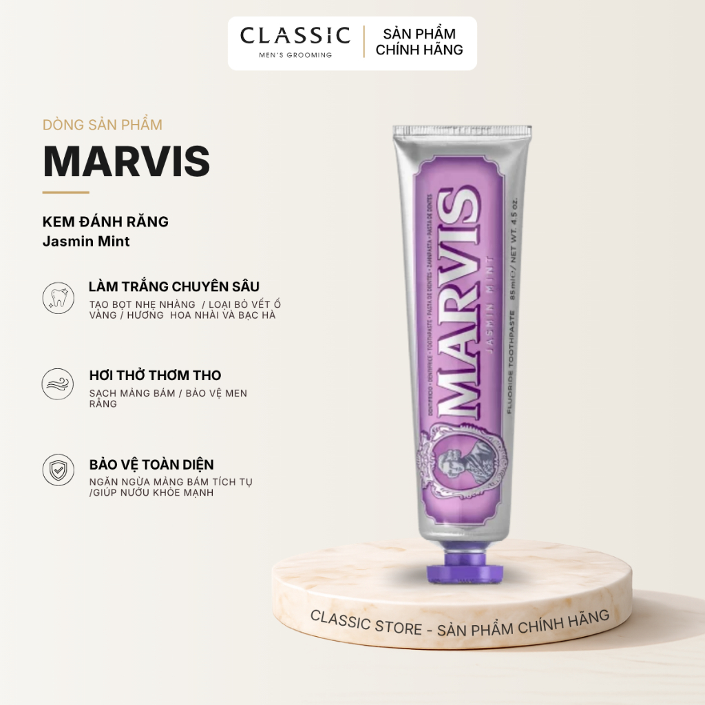 Kem Đánh Răng Marvis Jasmin Mint