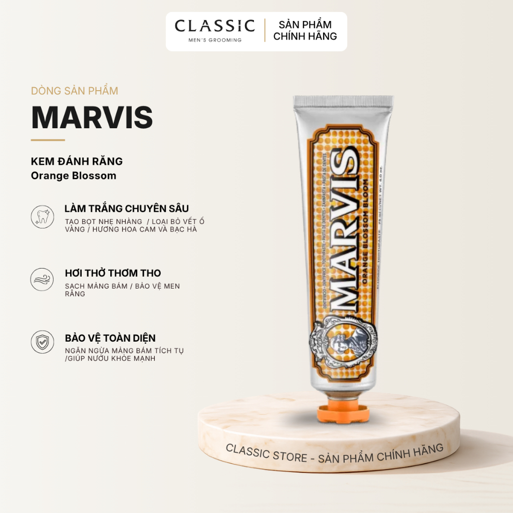Kem Đánh Răng Marvis Marvis Orange Blossom Bloom 75ml