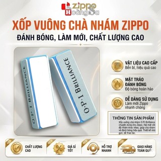 ( hoả tốc) xốp vuông O. P. I chà nhám, bóng cho zipo