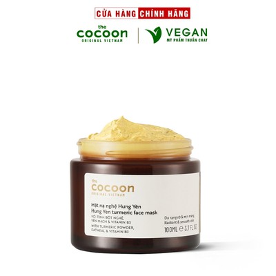 [SVIP] Mặt nạ nghệ Hưng Yên cocoon 100ml thuần chay sáng da đều màu
