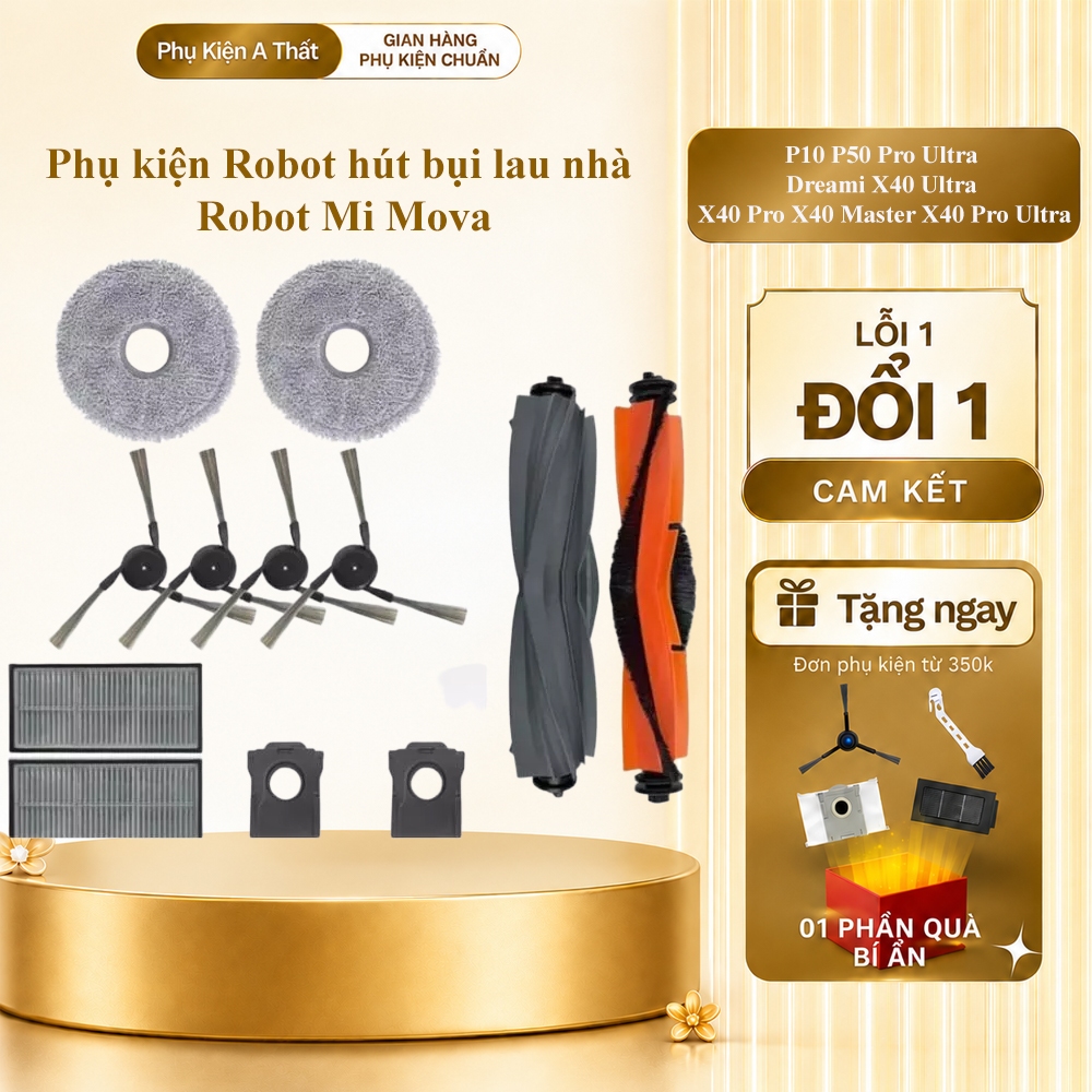 Phụ kiện Robot Mi Mova P10 P50 Pro Ultra Dreami X40 Ultra X40 Pro X40 Master X40 Pro Ultra