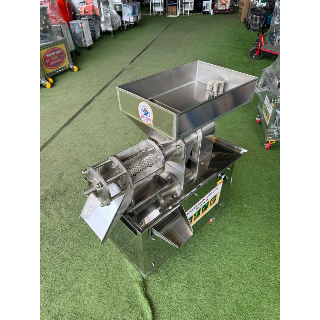 Máy ép cốt dừa có motor 2hp
