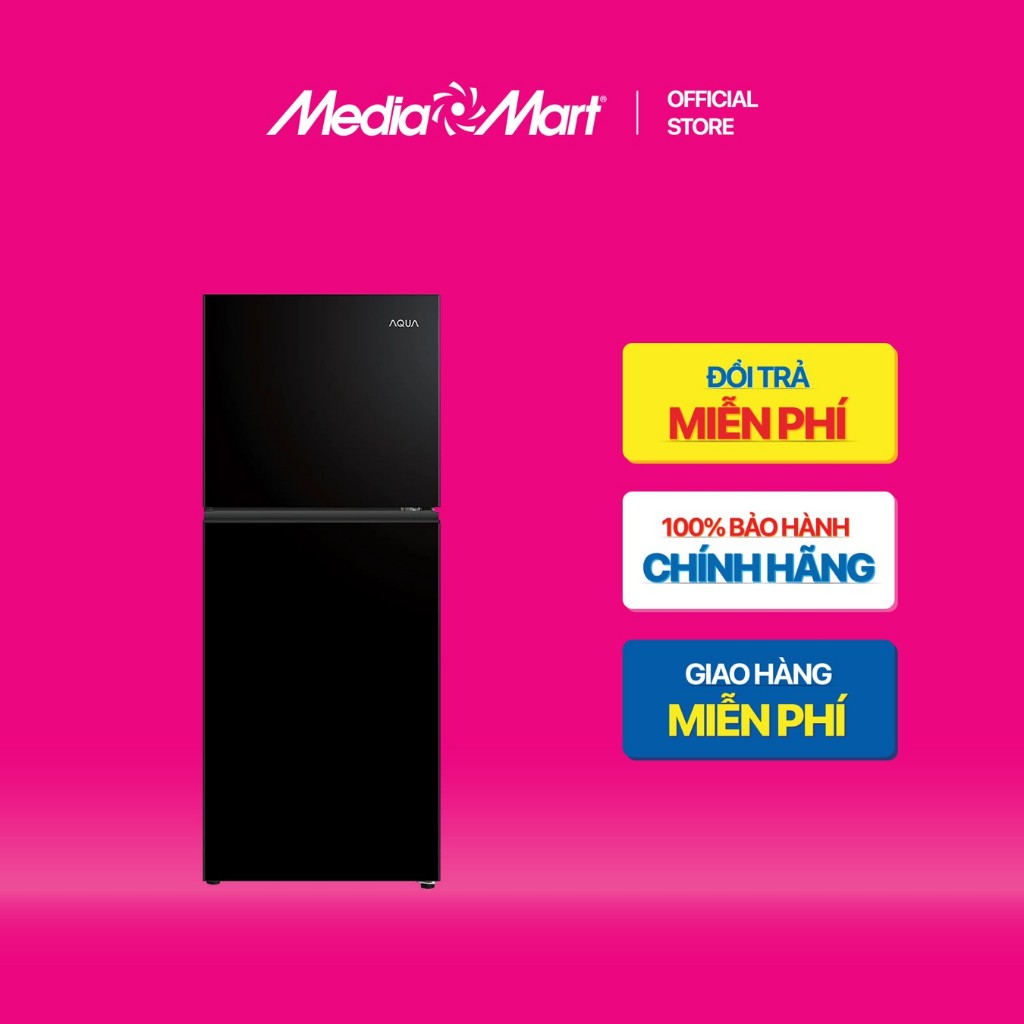 [ Mediamart Mall ] Tủ lạnh Aqua Inverter 189L AQR-T225FA(LB) BH chính hãng,Ship 0đ