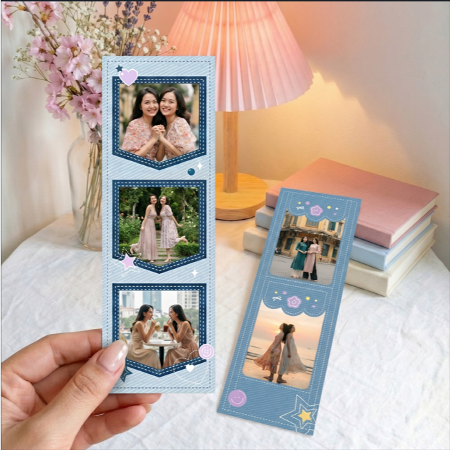 [ẢNH PHOTOBOOTH] Khung Ảnh Photobooth Thiết Kế Theo Yêu Cầu - Bộ Ảnh Kỷ Niệm Cặp Đôi, Bạn Thân, Quà 