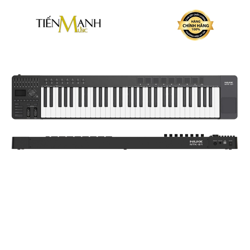 [Chính Hãng] Midi Keyboard Controller 61 Phím Nux NTK-61 - Bàn Phím Sáng Tác, Sản Xuất Producer NTK6