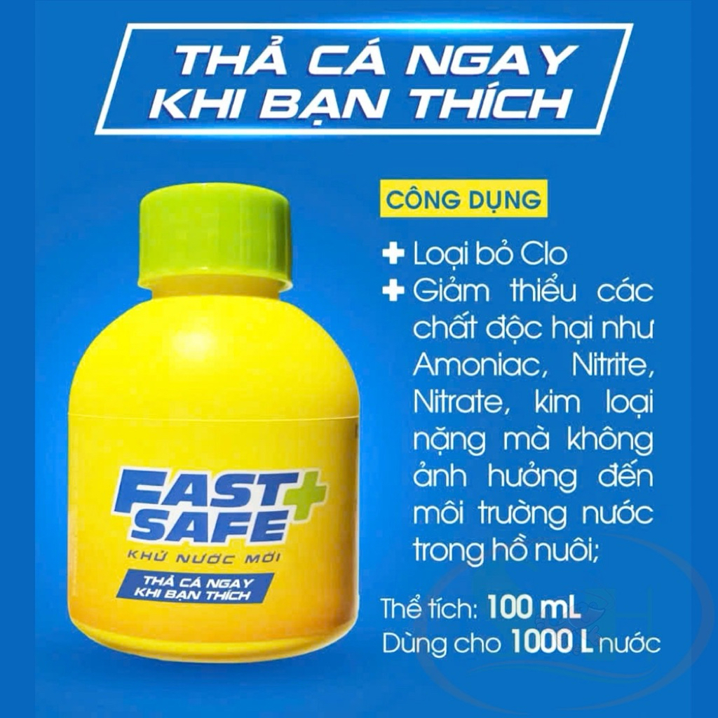 DUNG DỊCH KHỬ NƯỚC MỚI FAST SAFE EXTRABIO 100ml
