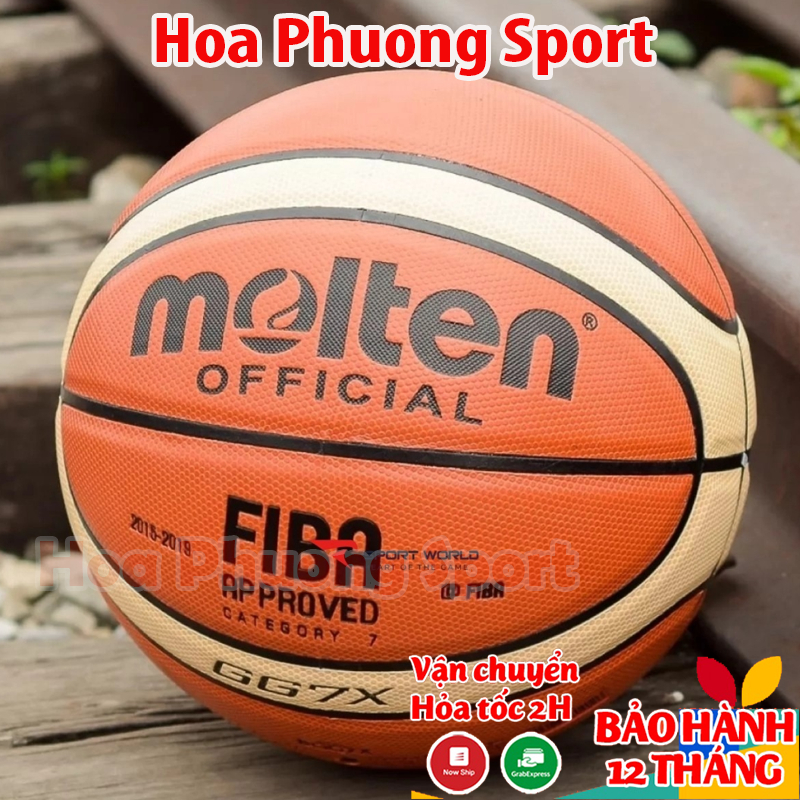 Molten GG7X Lava Basketball No.7 PU Skin Chất liệu kèm theo xi lanh khí