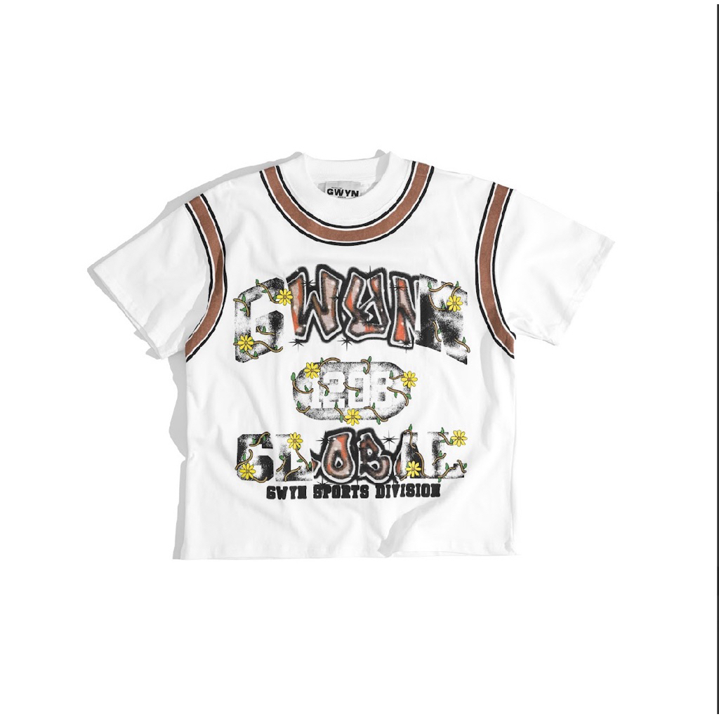 GWYN DAISY DIVISION T-SHIRT/ WHITE