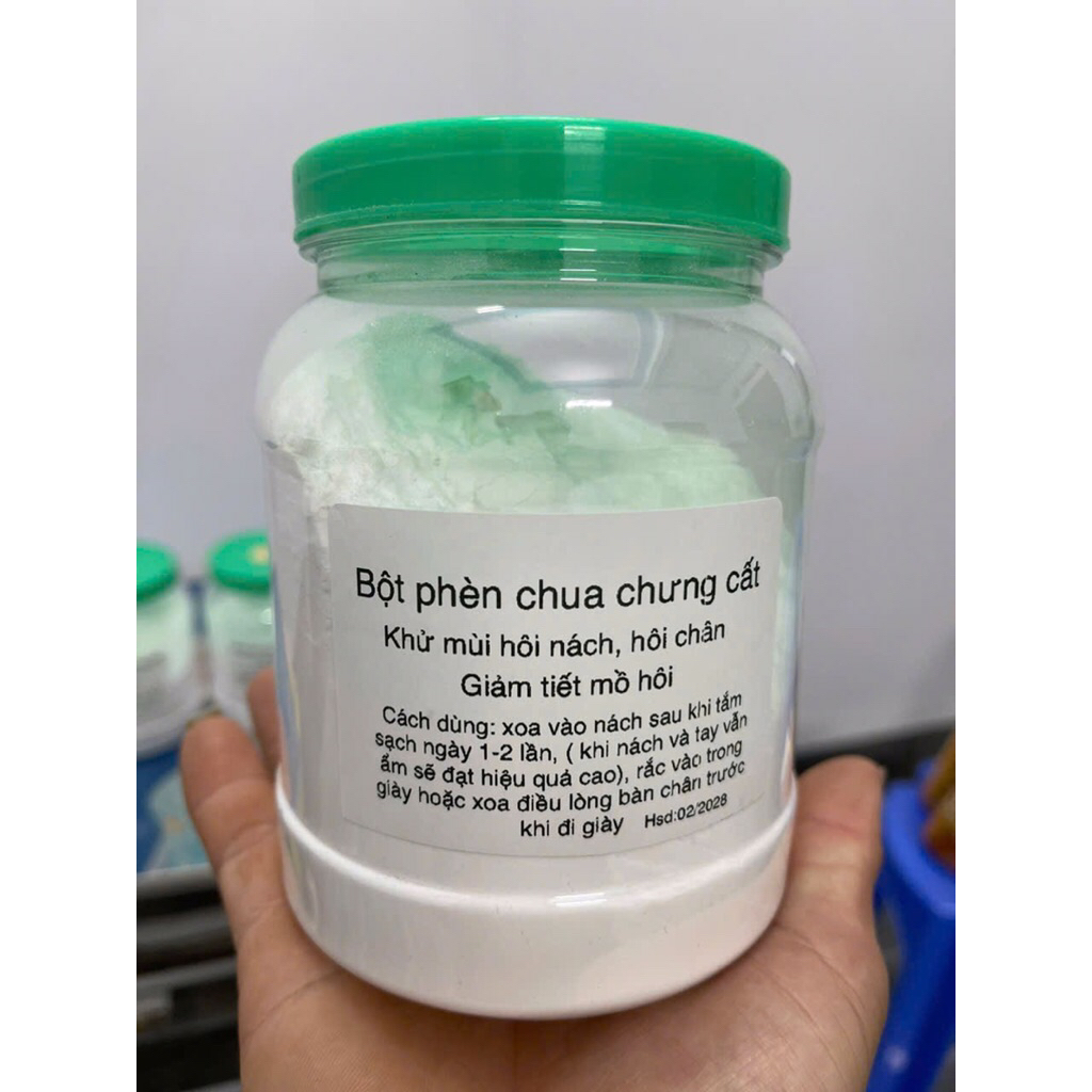 150g bột phèn chua chưng cất (giá sỉ tận gốc)