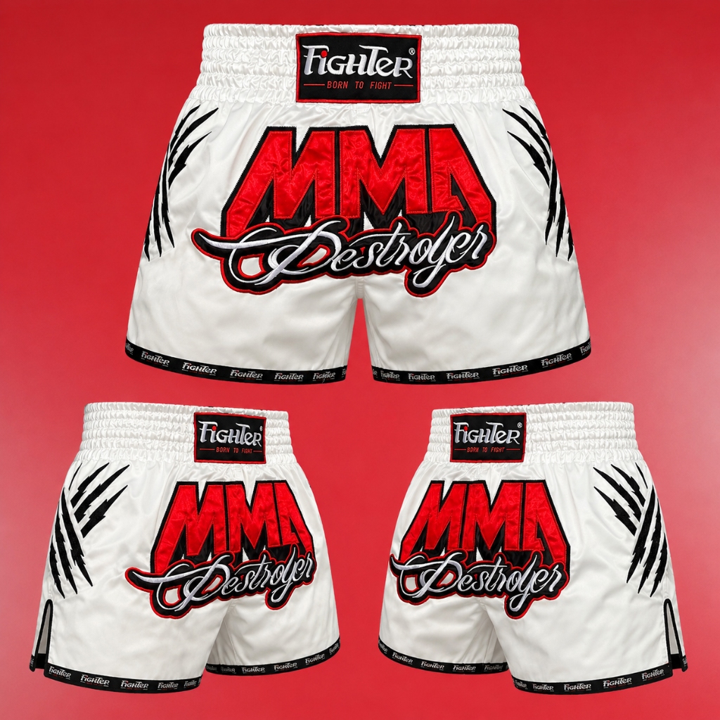 Quần Muay MMA Fighter - Quần Muay thêu chất lượng