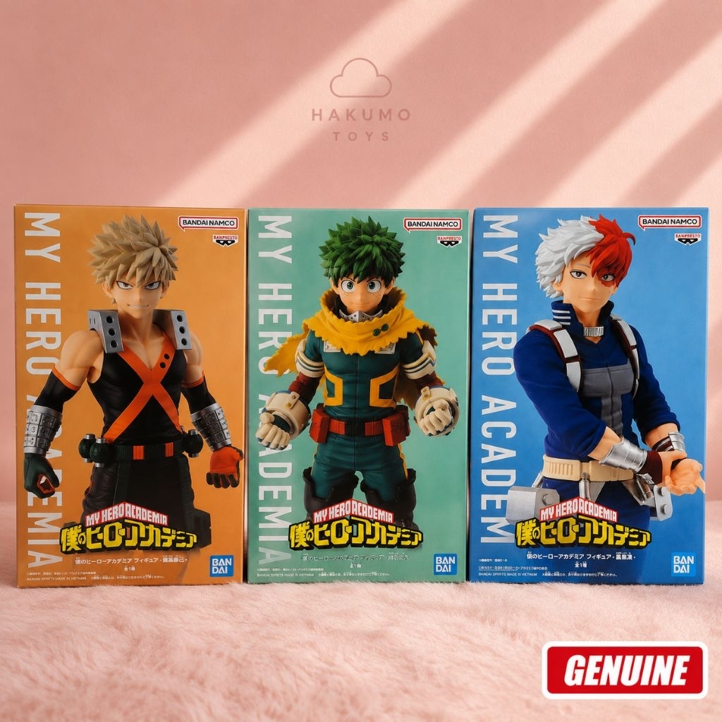 Mô hình My Hero Academia Bakugo, Deku, Shoto