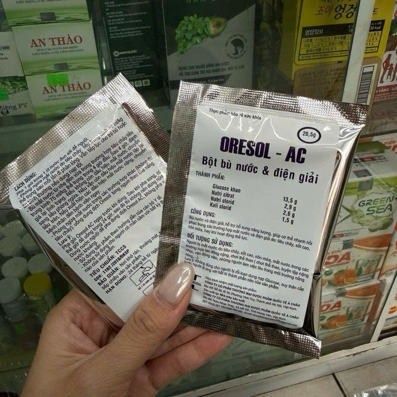 [CHÍNH HÃNG] Điện giải trắng Oresol Ozol Đại Uy hỗ trợ bù nước điện giải