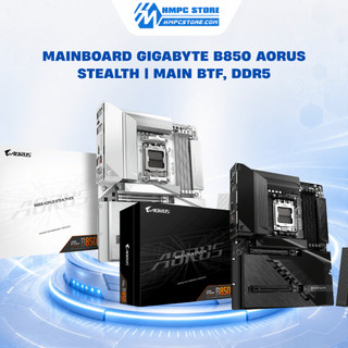 Mainboard GIGABYTE B850 AORUS STEALTH | Main BTF giấu dây, DDR5, bảo hành 36 tháng