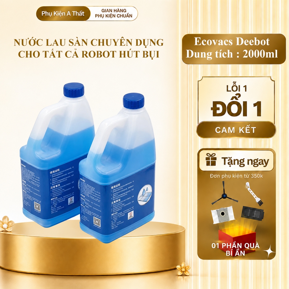 Nước LAU sàn chuyên dụng dành riêng cho Robot lau nhà Ecovacs Deebot ECOVACS DEEBOT / DREAME/ XIAOMI