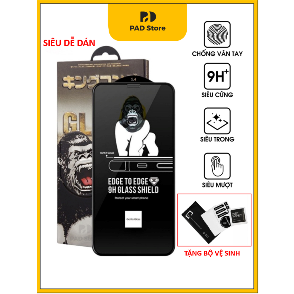 [Cường Lực KK-BK] Trong Suốt Chính Hãng lPhone X đến lPhone 17 Pro Max