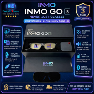 Smart Ai Glasses INMO GO 3 -Phiên Dịch Trực Tiếp - Màn Hình Thuyết Trình -Chính Hãng - New /Like New