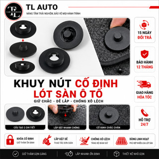 Khuy nút cố định thảm lót sàn ô tô 5D 6D dành cho xe hơi 5,7 chỗ giữ rối không bị xô lệch khi di chuyển, TL Auto