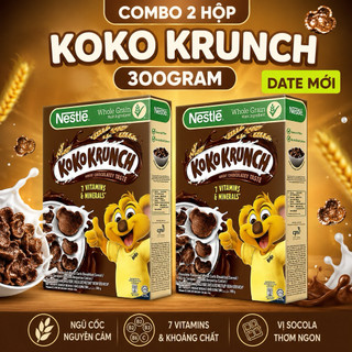 Combo 2 Hộp Bánh Ăn Sáng Koko Krunch 300gr Nestle Cao Cấp Bổ Dưỡng (DATE MỚI)