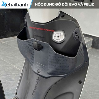Hộc đựng đồ đôi xe điện vinFast Feliz( kèm ốc gắn đẩy đủ)
