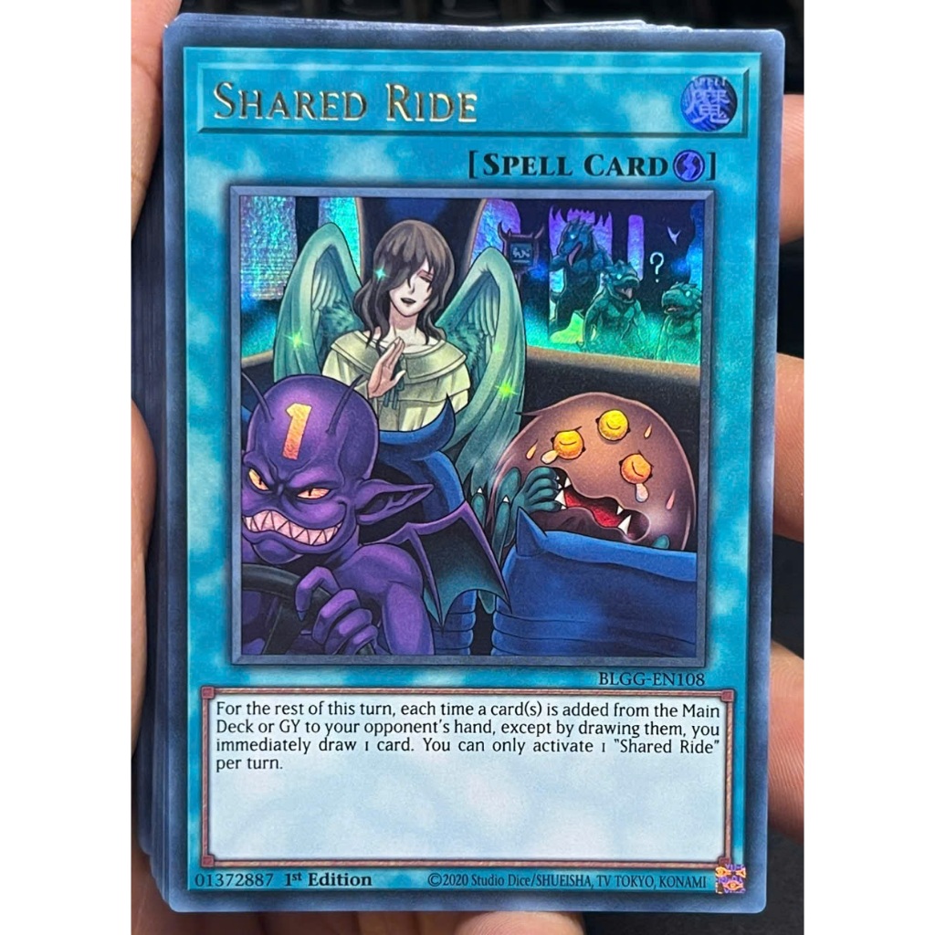 [KW2 Yugioh]* [EN-UK] Thẻ Shared Ride - BLGG-EN108 - Ultra Rare - 1st Edition