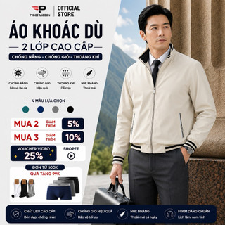 Áo khoác dù nam cổ đứng phối bo thời trang Zonado Zakd904 (3 màu)