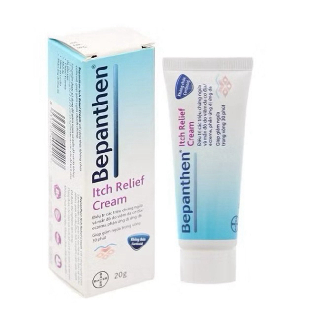Kem bôi giảm  ngứa và mẩn đỏ do chàm bepanthen itch relief cream bayer 20gr