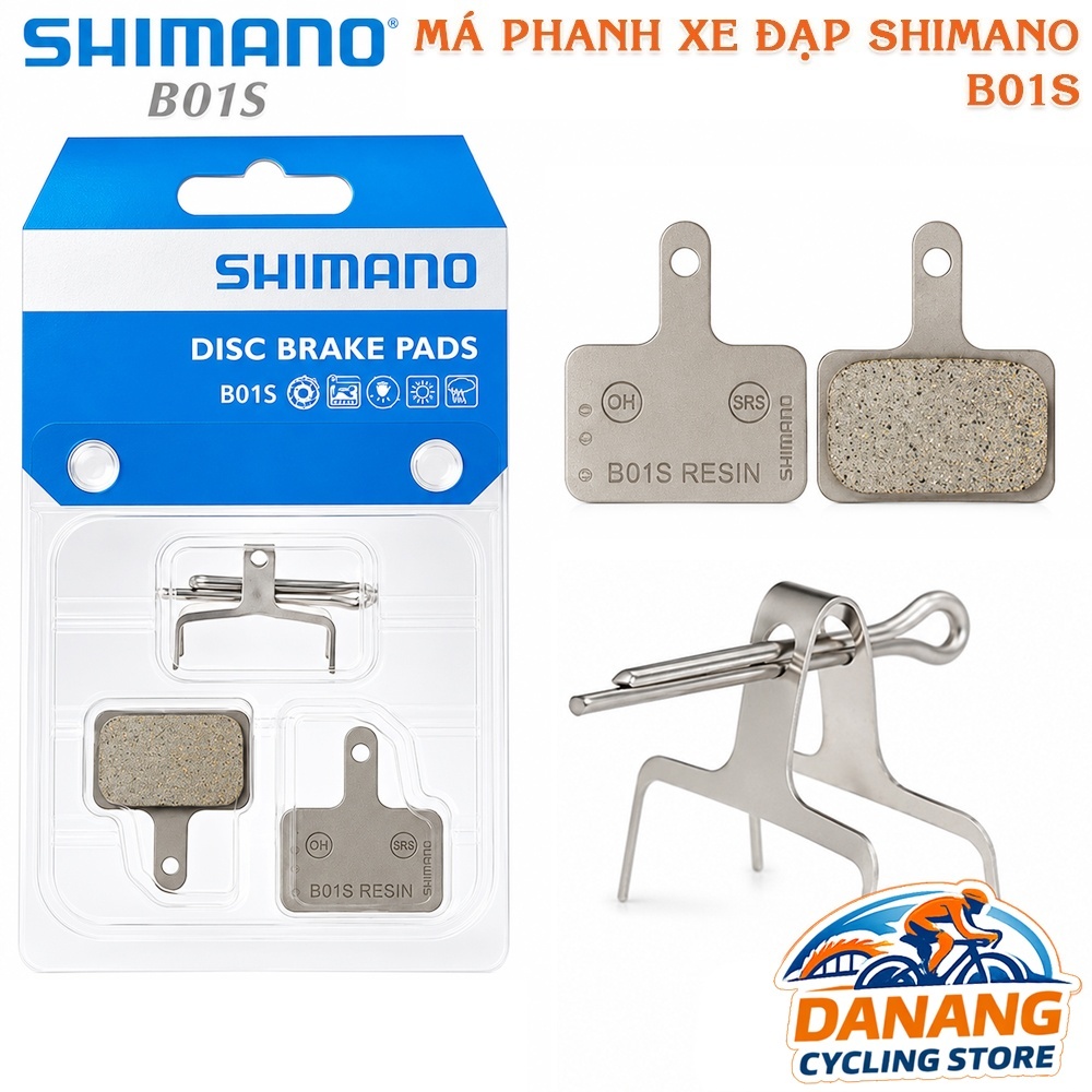 Bố Thắng Đĩa Xe Đạp SHIMANO B01S – Má Phanh Resin Cho MTB, Road, Touring