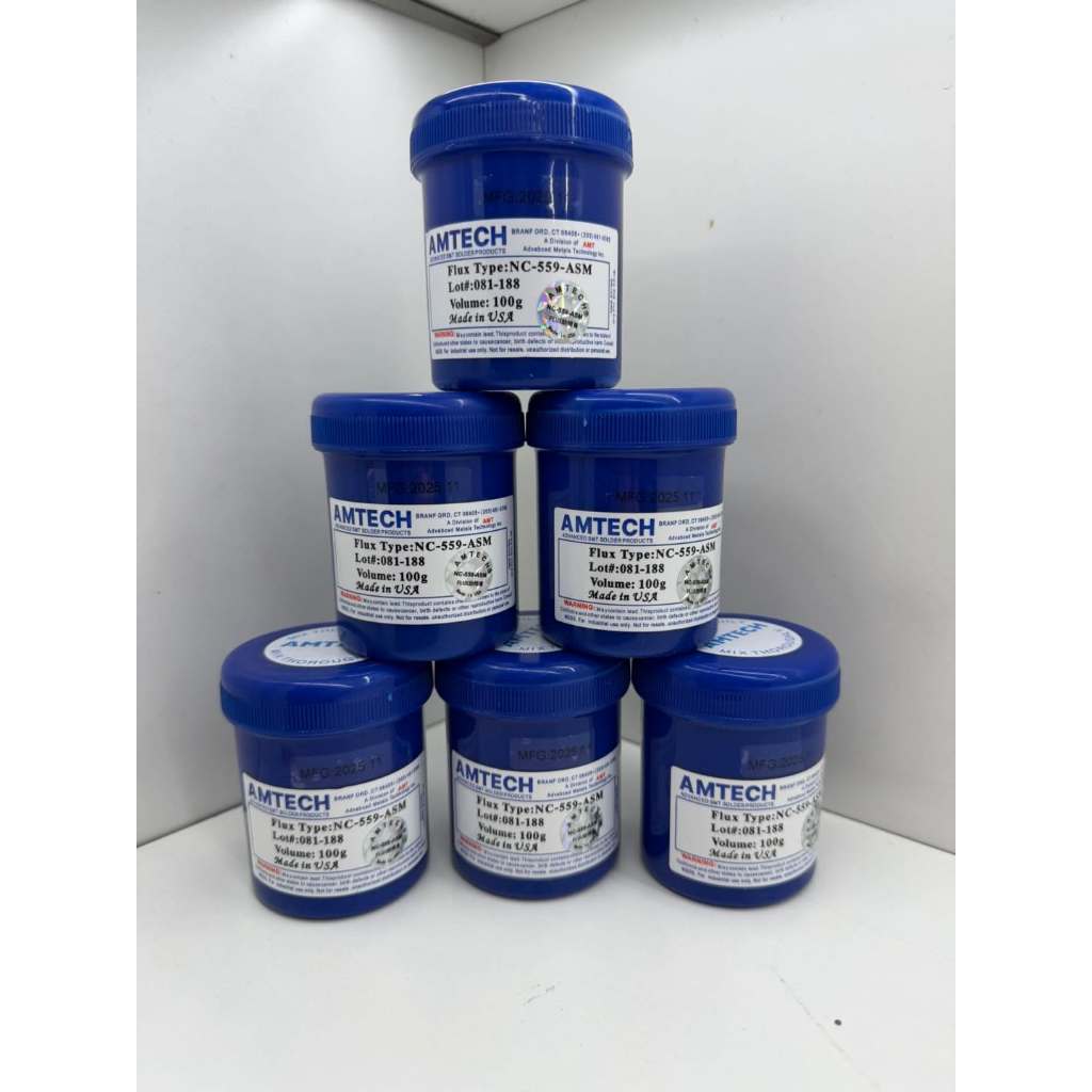 Mỡ hàn Amtech NC-559-ASM 100g – Flux hàn thiếc BGA, IC, CPU, sửa chữa điện thoại và linh kiện điện t