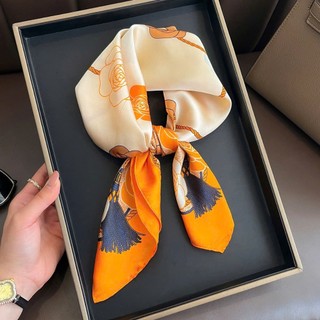 {Hàng mới về} Khăn Quàng Cổ - Khăn Lụa Vuông 70x70cm