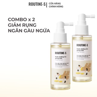 Combo 2 nước dưỡng tóc gừng tươi  - Giảm gãy rụng, nuôi dưỡng tóc khỏe đẹp