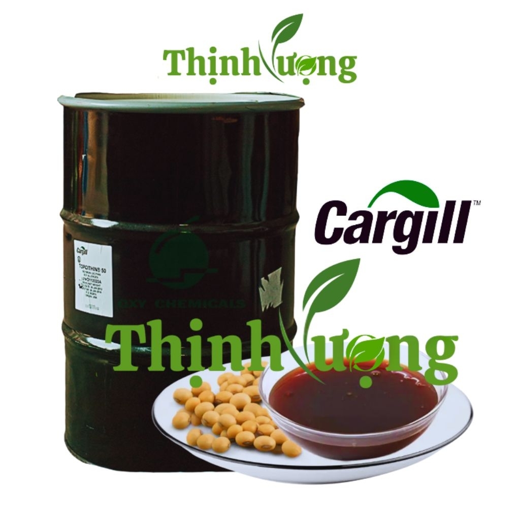 [5-10KG] Nhũ Hóa Đậu Nành Cargill Mỹ - E322 Topcithin 50 - Chất Nhũ Hóa Thực Phẩm - 100% Từ Thực Vật